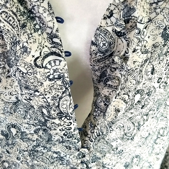 Lila Rose Flaired Printed Long Sleeve Dress - Picture 6 of 9